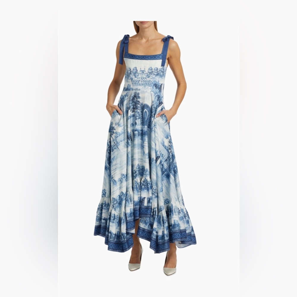 Alice + Olivia ROSALEE MAXI CHATEAU DRESS - Picture 7 of 15